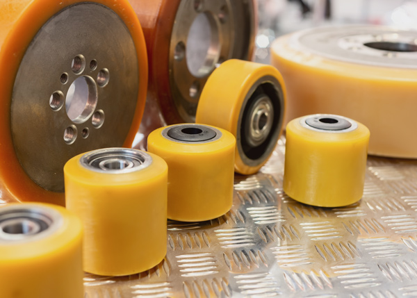 yellow silicone moulder wheels